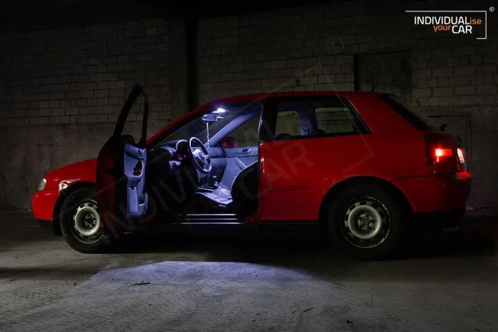 Zestaw oświetlenia wnętrza LED do Audi A3 8L 3-drzwiowe